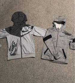 2 Nike Hooded Zip-Up Jackets Youth XL