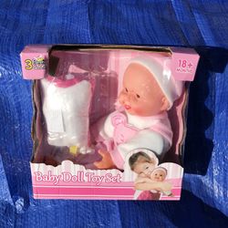 New Baby Doll Toy Set