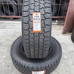 (2) used 255 70 17 Cooper Tires