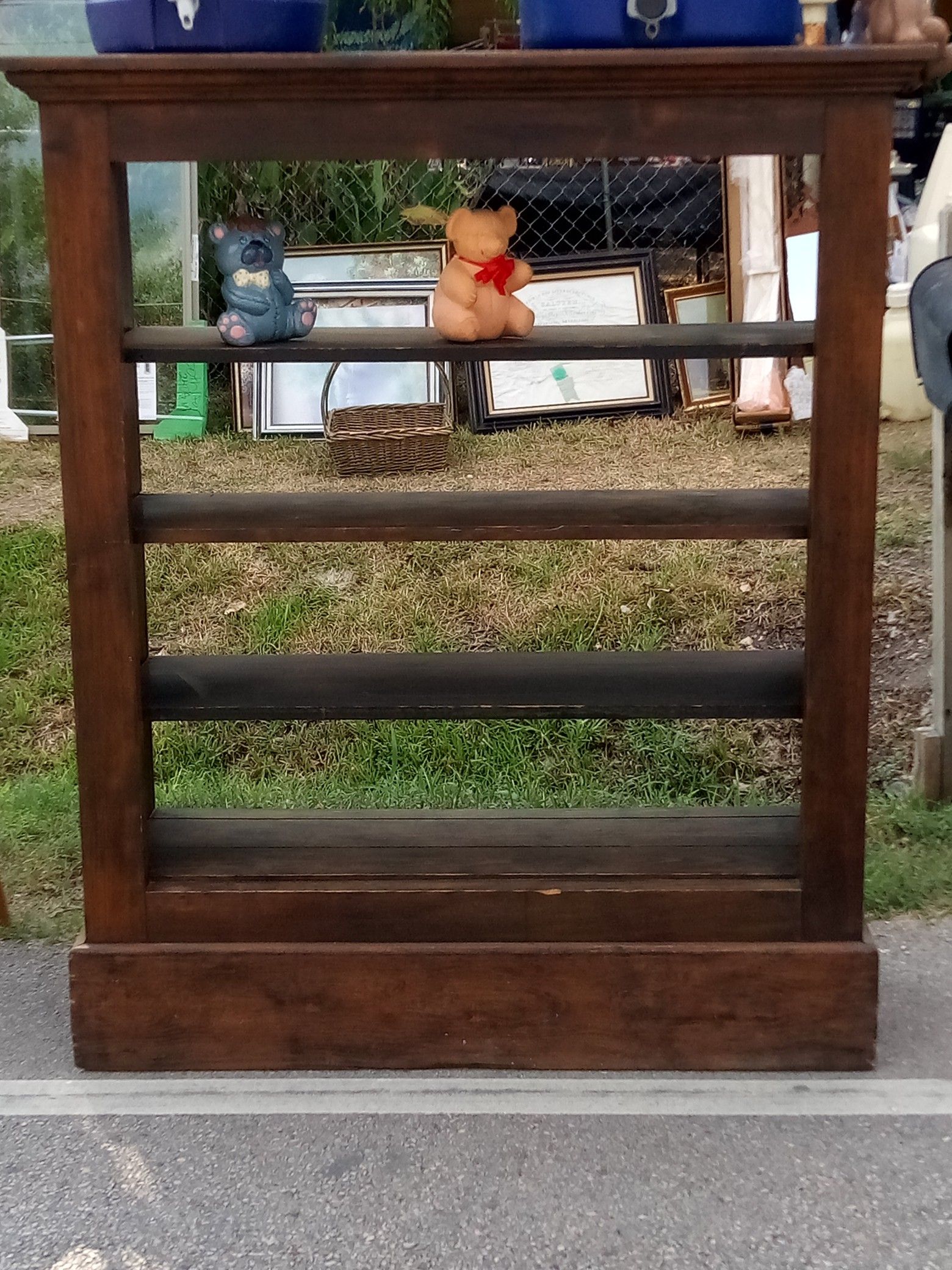 Vintage wood shelf