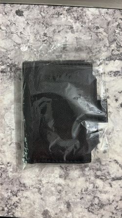 Black Nylon Bifold Wallet
