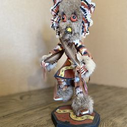 Signed Hopi Kachina “The Barn Owl” by Kachada 