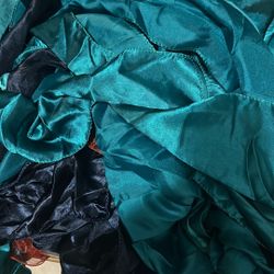 Sashes Navy Blue And Emarld Green Coral