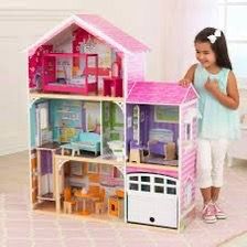 KidKraft Large Wooden Dollhouse with Furniture $55 pick up only bonanza and lamb