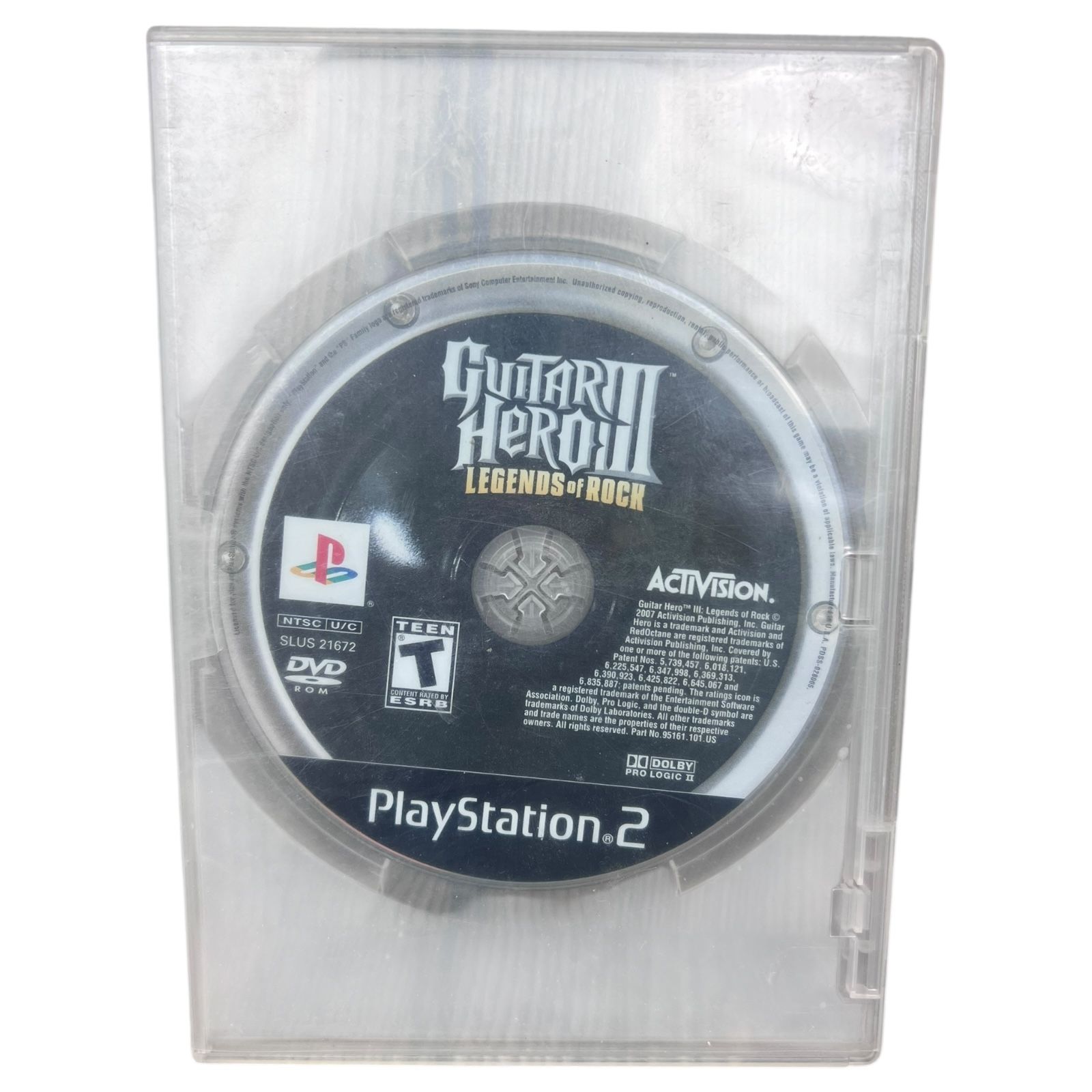 Guitar Hero 3 III: Legends of Rock (Sony PlayStation 2 PS2) Disc Only!