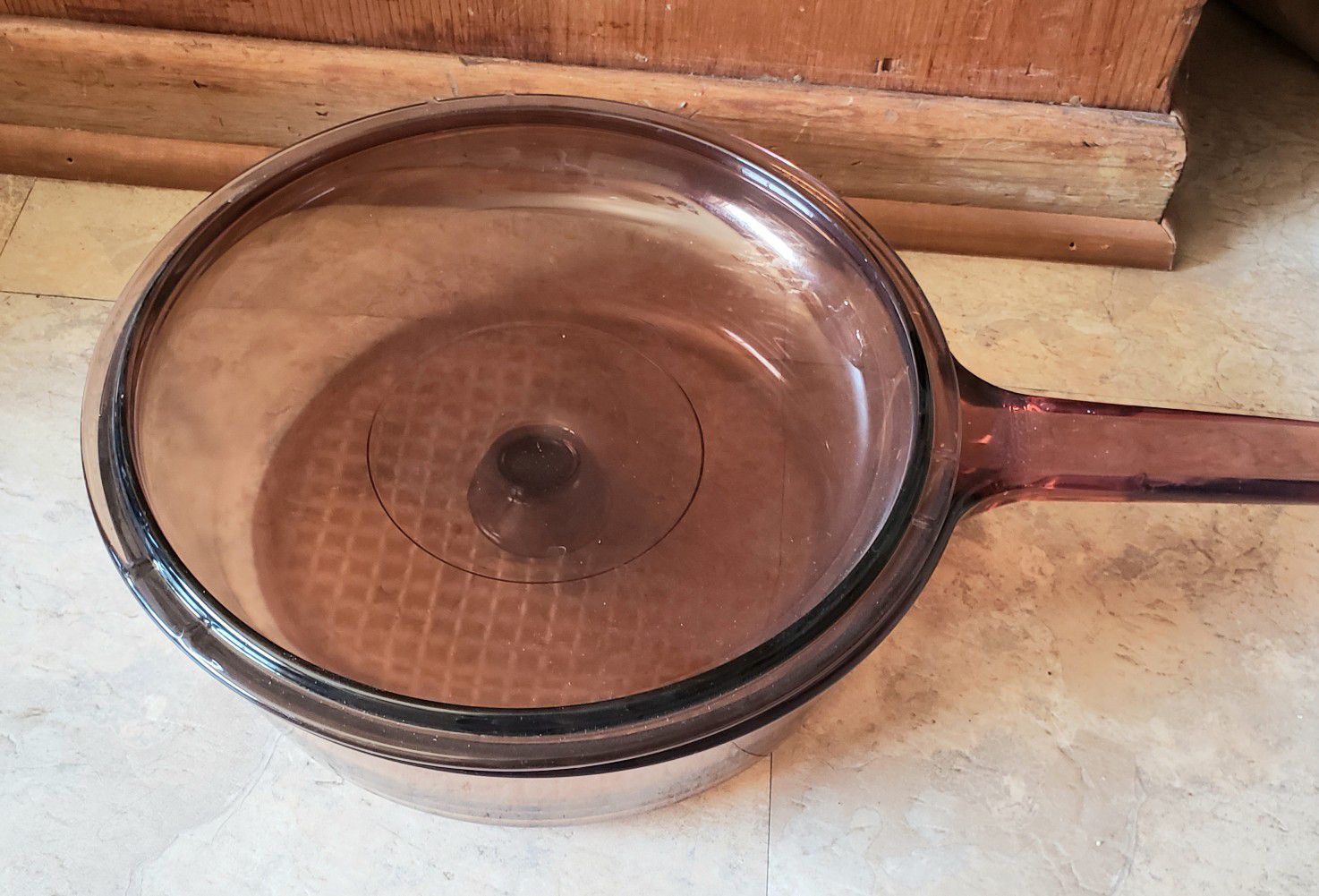 Corningware lidded pan, 10", brand new