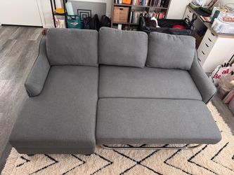 Blue Pullout Couch