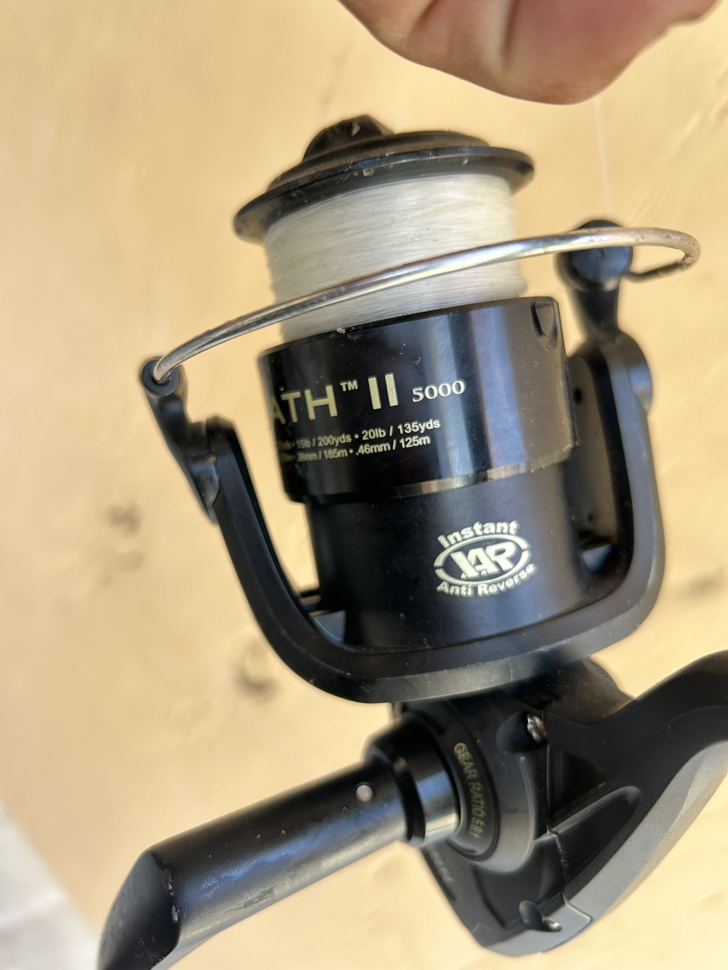 Penn Wrath 2 Fishing Combo With 7 Foot Pole And 5000 Reel