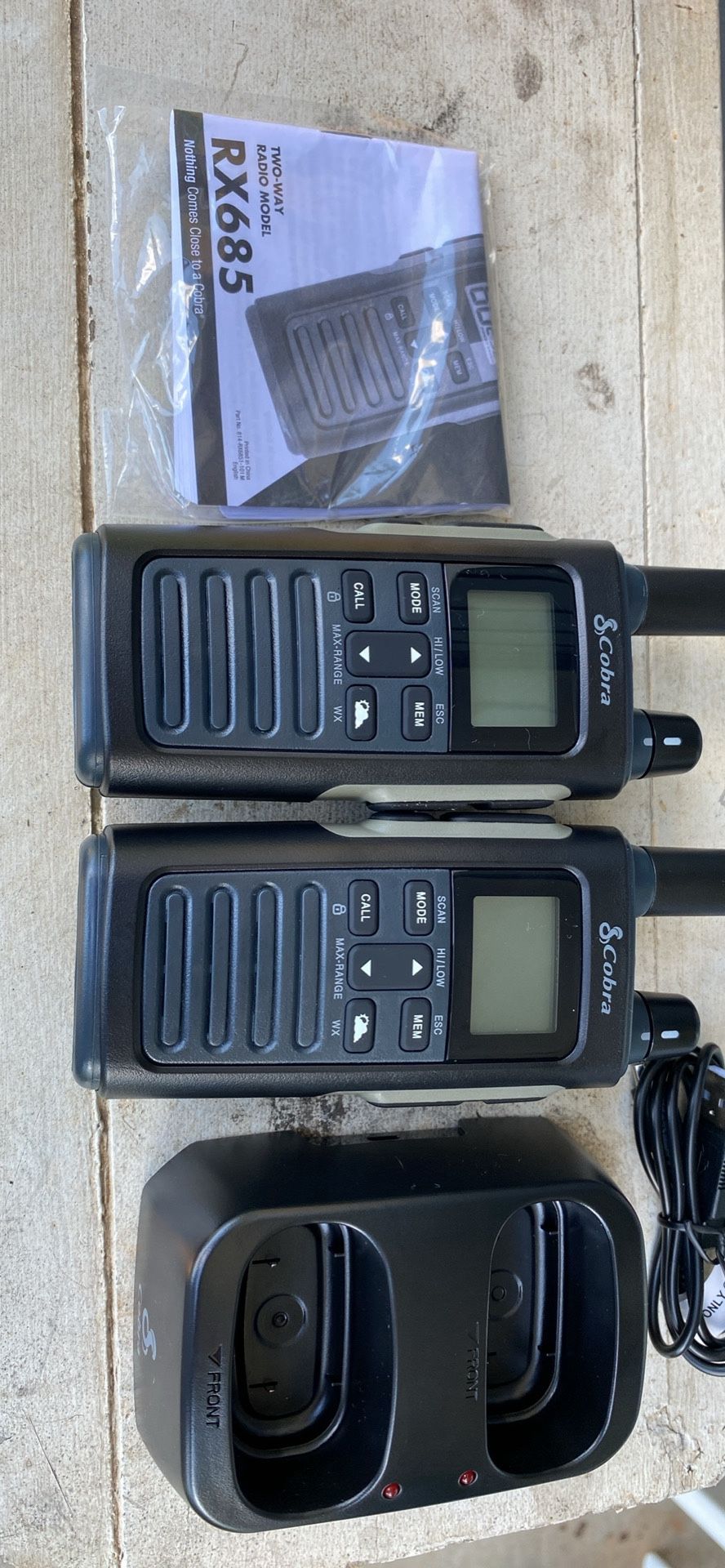  Cobra Two Way Radio Rx685