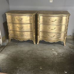 3-Drawers Dressers Set Of -2 Nightstands 