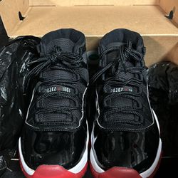 Jordan 11 Bred Size 9 Has Shoe Trees Still Og All, 9/10 Condition Last Sale On Stock X Was $305