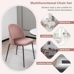 Giantex Modern Velvet Dining Chair