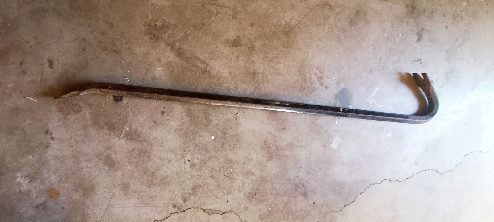 30" inches. palanca o barra de demolición  / 30"  crowbar, also pry bar or wrecking bar