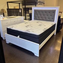 Queen Bedroom Set-TAKE HOME WITH $25