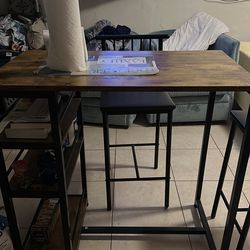 Table with two chairs