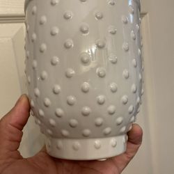 White Ceramic Planters | Great Quality | Cache Pot