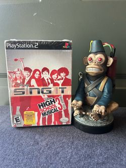 Playstation 2 PS2 Disney Sing It High School Musical W/ Microphone