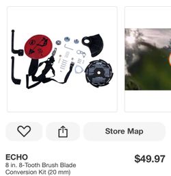 ECHO 8 in. 8-Tooth Brush Blade Conversion Kit