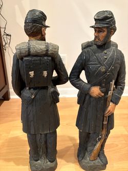 2 Civil War Union Soldier Figures