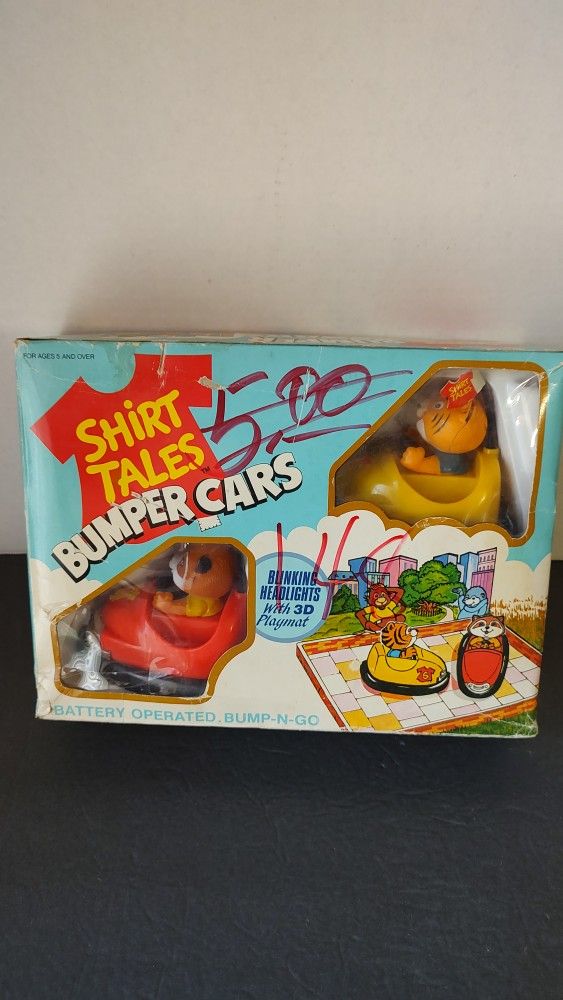 VINTAGE 1980'S SHIRT TALES BUMPER CARS