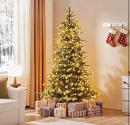 6ft Pre-lit Aspen Fir Xmas Tree - 593241