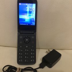 TCL Flip 3 T435d Tracfone Cellphone 16Gb 4G LTE Gray