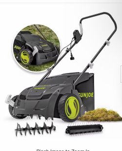 SUNJOE Electric Dethatcher & Scarifier
