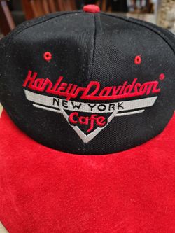 Official Harley Davidson NEW YORK CAFE Black  Cap Hat