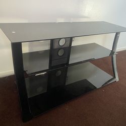 Glass Tv Stand 3 Shelf 