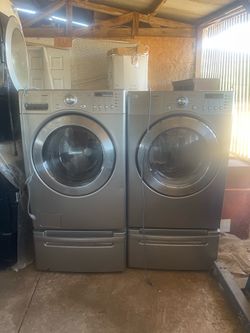 LG washer and gas dryer