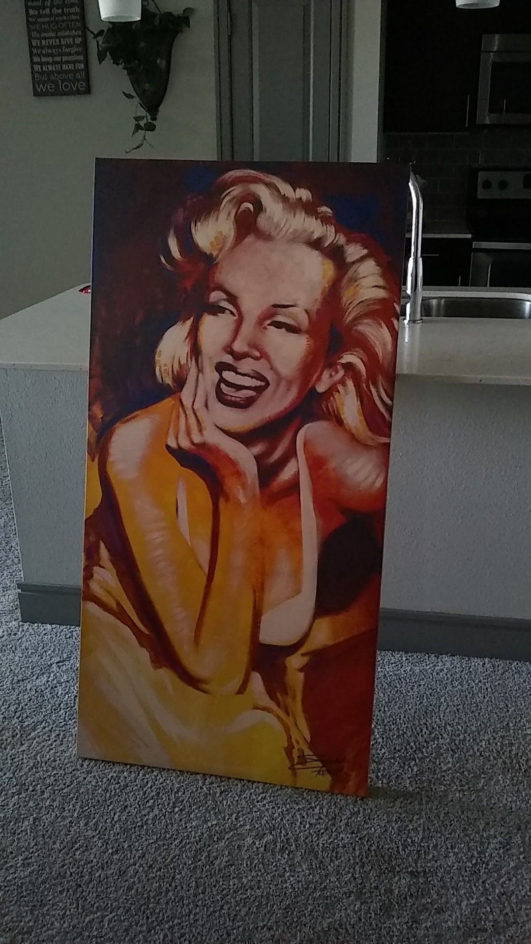 Marilyn Monroe wall picture