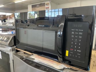 New Frigidaire Microwave Oven and black