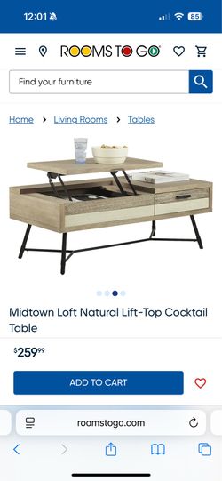 Coffee Table and side table