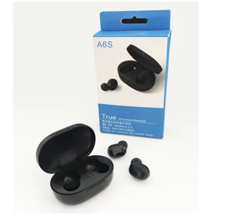 Wireless Earphones Headset Earbuds with charge box TWS 5.0 A6s