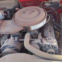 Fuel injected big block 454 Chevy engine