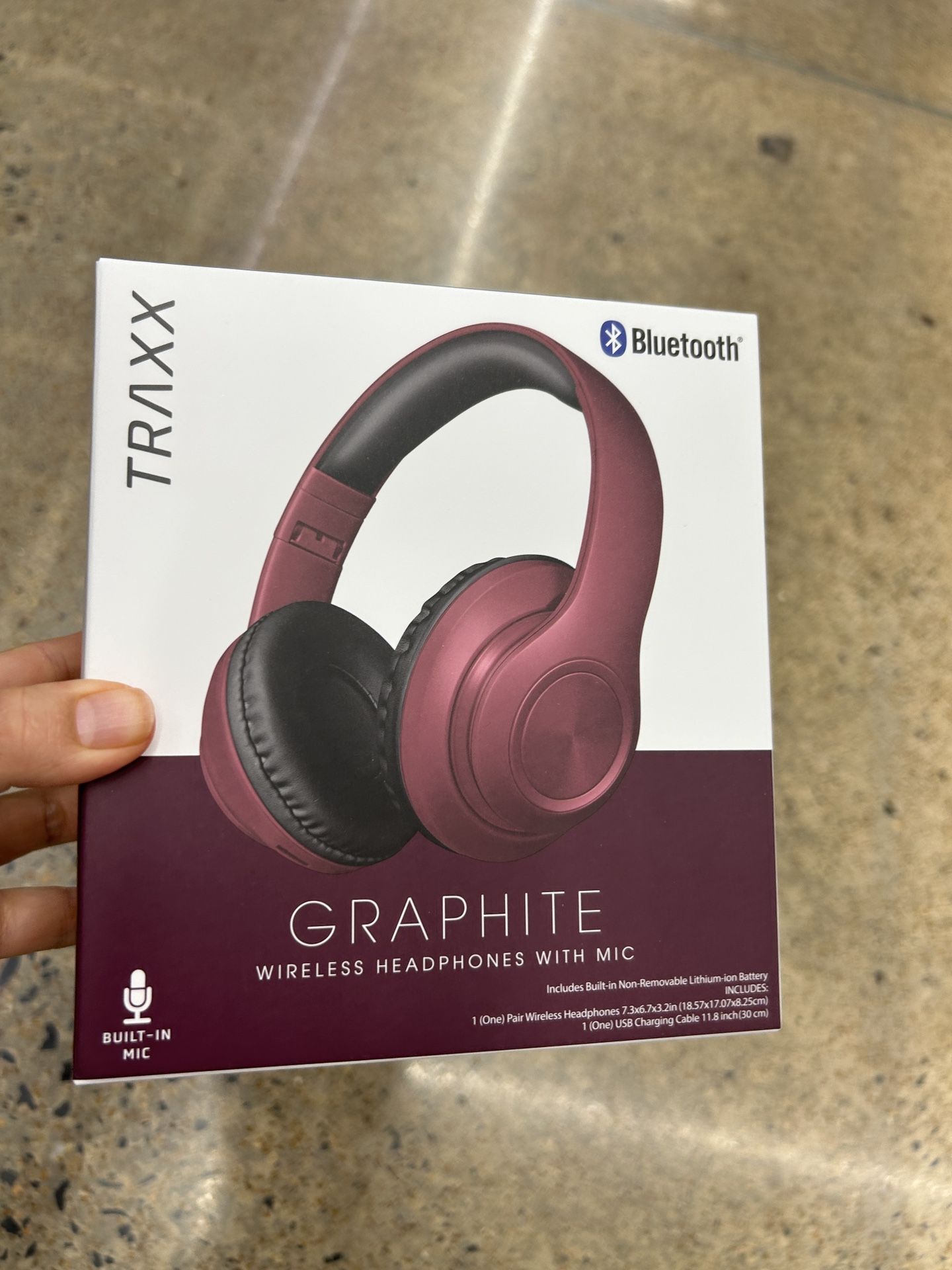 NWT bluetooth wireless Headphones with mic