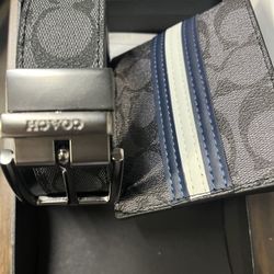 Coach Belt And Wallet