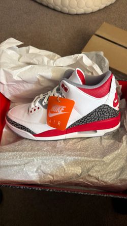 Jordan 3 Fire red size 10.5