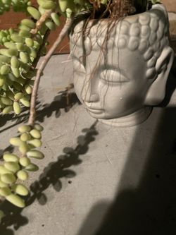 Buta  head with planets flowing