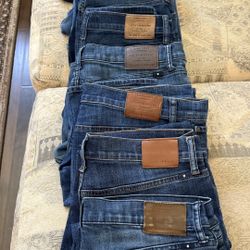 Lucky Brand jeans (9 Total) 410 Athletic Slim (Size 32 waist, 30 length)