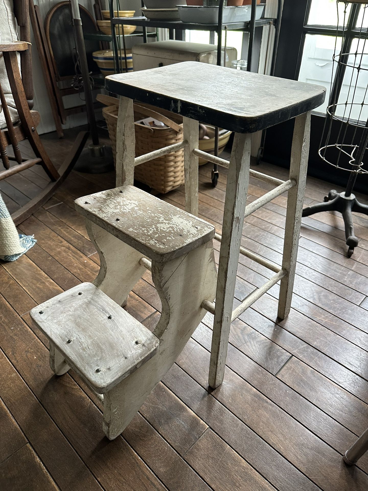 Antique Folding Stool