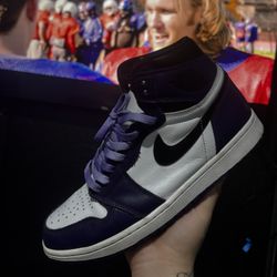 Jordan 1 Retro High Court Purple White💜