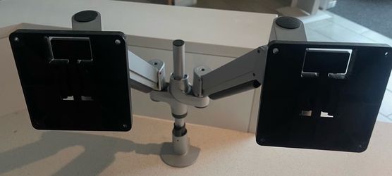 Steelcase dual monitor arms