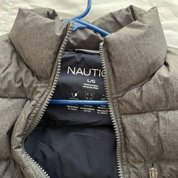 Nautical puffer jacket