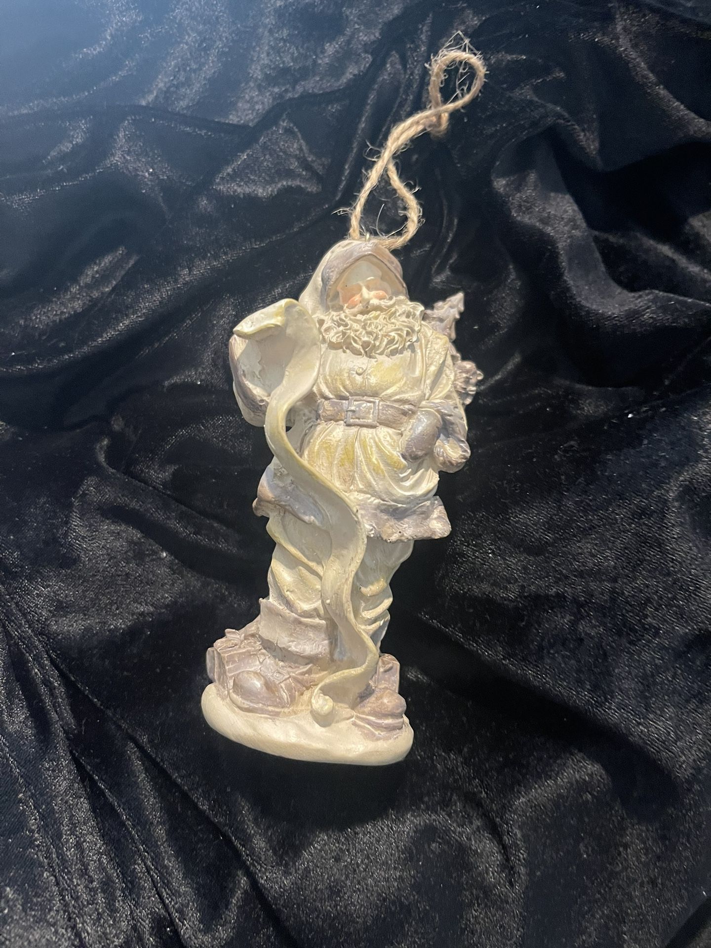 Santa Claus Checking His List 5” High Tree Ornament