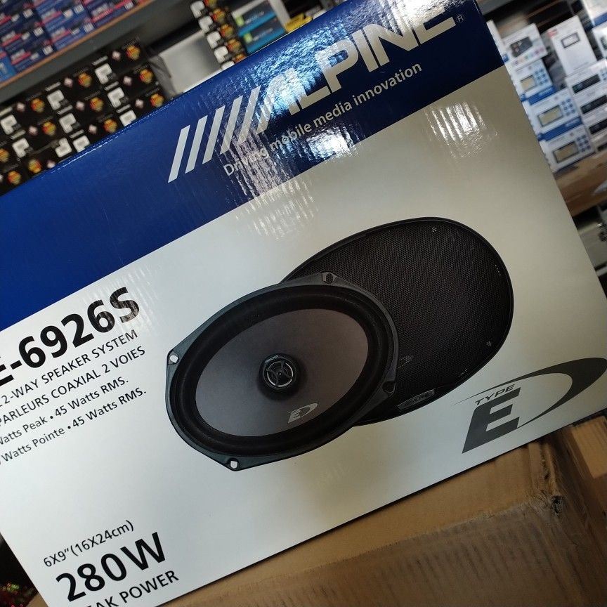 Alpine 6x9 Speakers