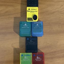 PlayStation Memory Cards 