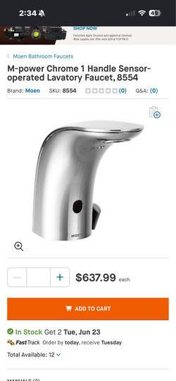MOEN bathroom faucet
