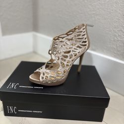 INC International Concepts Rhinestone High Heel Sandals – Size 8 – Original – With Box Sandalias de Tacón con Pedrería INC International Concepts – Ta