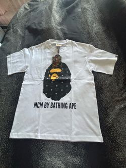 New bape X mcm shirt-black